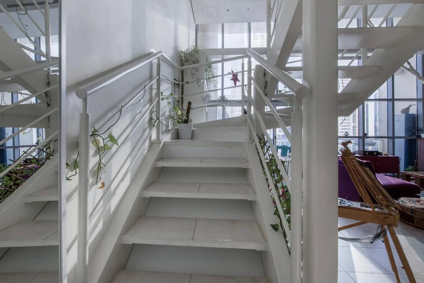 Hotel Urban Oasis Stylish Loft Abundant Natural Light Dubaj