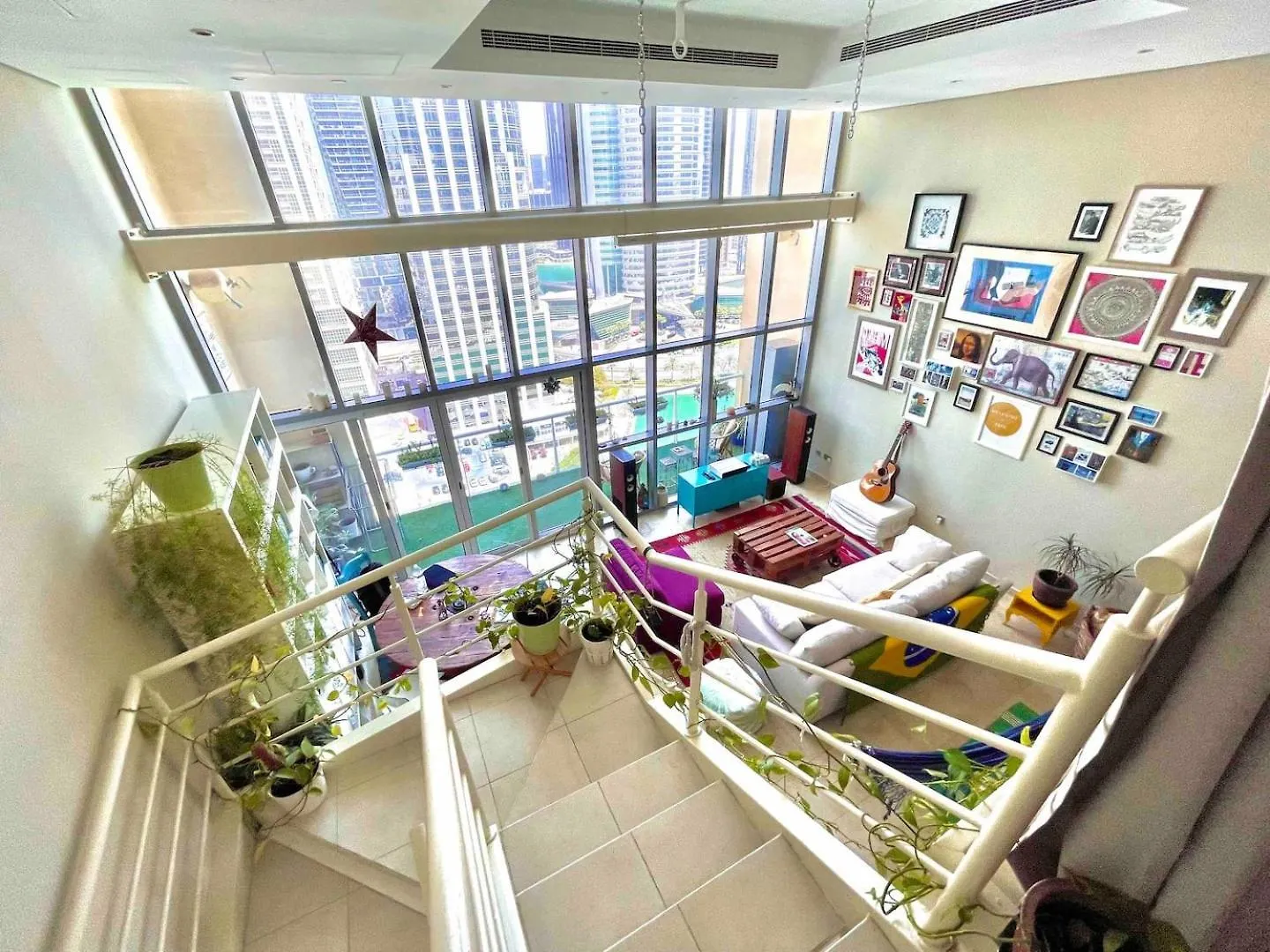 Urban Oasis Stylish Loft Abundant Natural Light Dubai